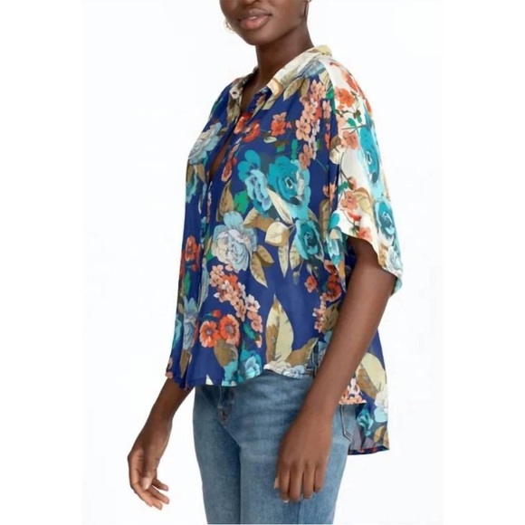 JOHNNY WAS Emma Lynn Button Down Shirt in Multi 2X NWT - Picture 3 of 14